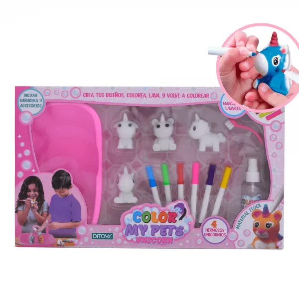 Color my pets Unicornio - Ditoys - Imagen 1