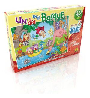 Rompecabezas Un dia en el bosque- Implas