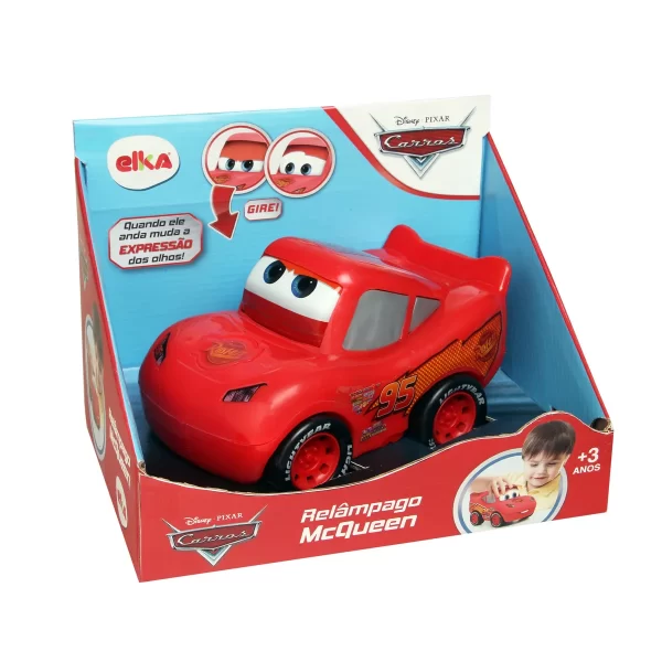 Auto Rayo Mcqueen Cars ruedas libres - Tapimovil - Imagen 1