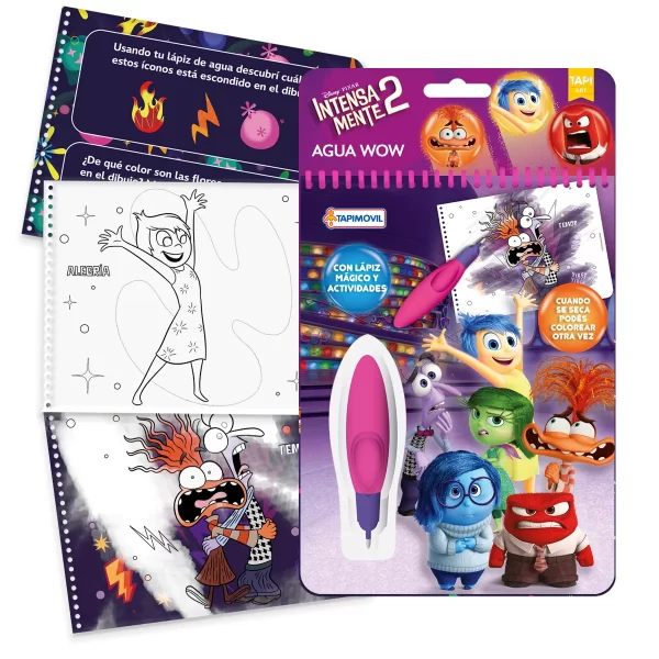 Agua Wow Libro de actividades Intensamente  - Tapimovil - Imagen 1