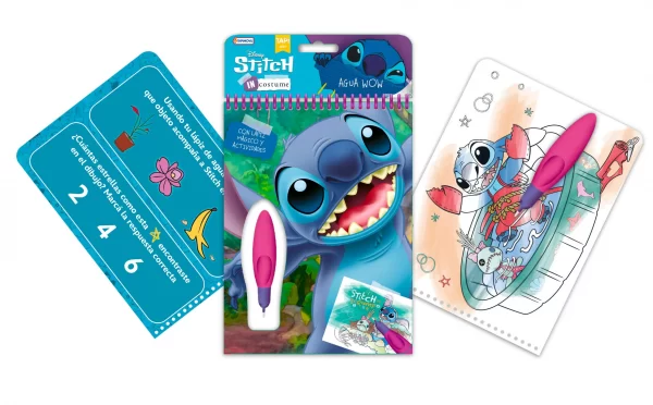 97+DMD00146_1 Agua Wow Libro de actividades Stitch - Tapimovil - Imagen 1