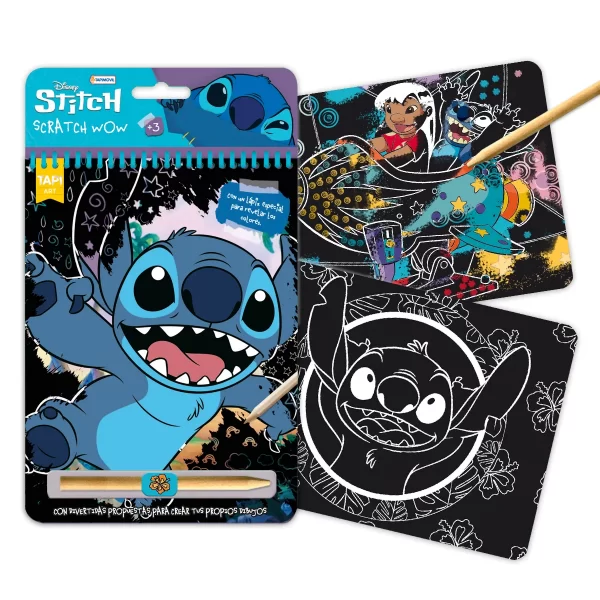 Scratch Wow Libro de actividades Stitch - Tapimovil - Imagen 1