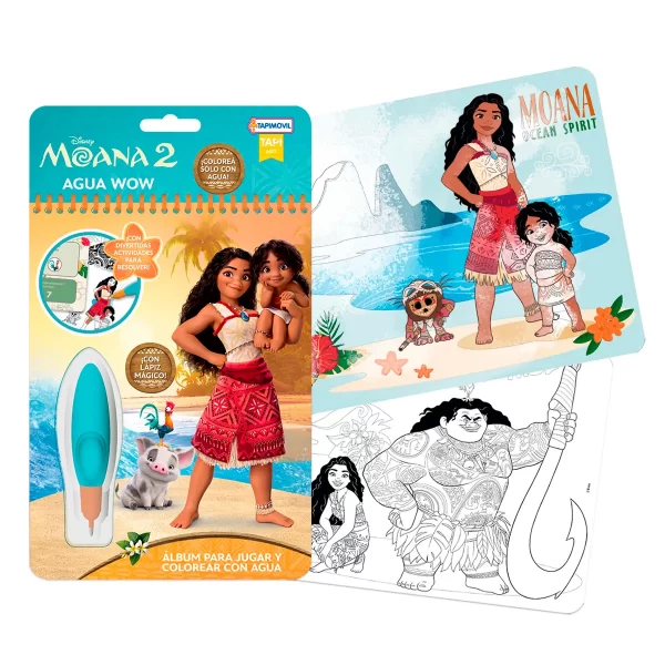 Agua Wow Libro de actividades Moana - Tapimovil - Imagen 1