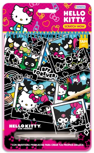 Scratch Wow Libro de actividades Hello Kitty  - Tapimovil