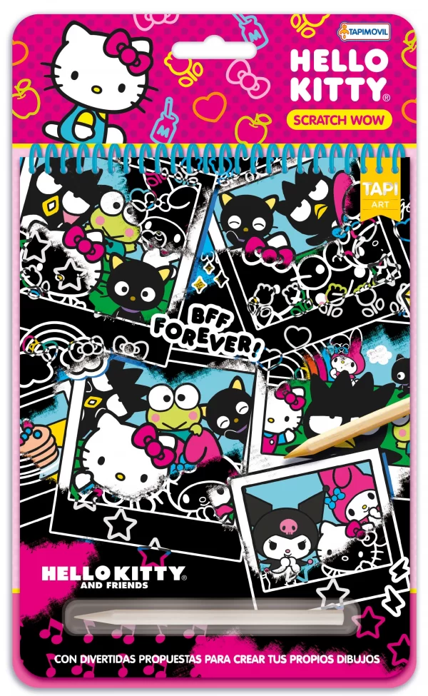 Scratch Wow Libro de actividades Hello Kitty  - Tapimovil - Imagen 1