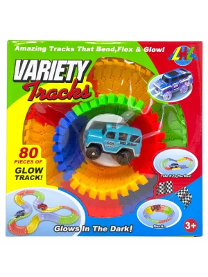 Pista brillante con auto