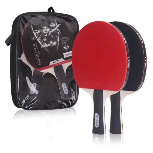 Dos paletas de Ping Pong con estuche blando - Loki - Imagen 1