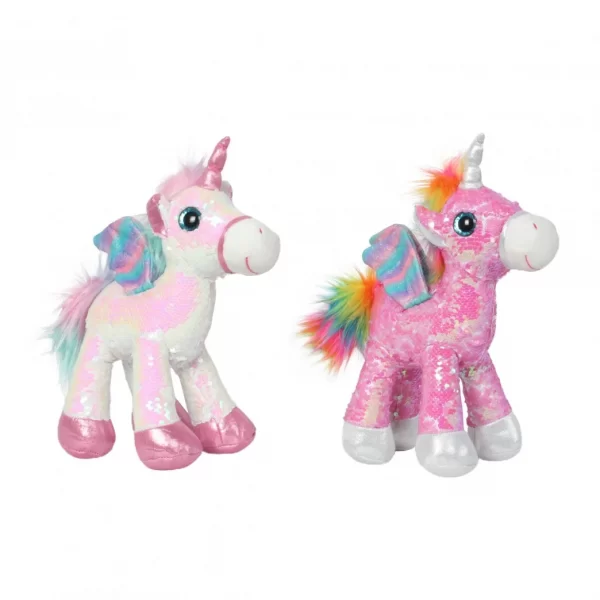 302+81042 Peluche unicornio lentejuelas - Imagen 1