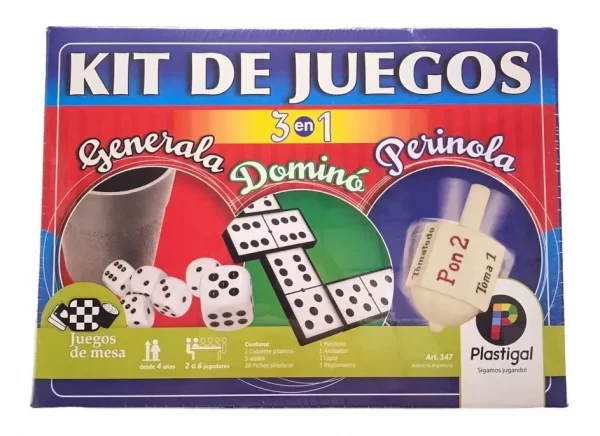 Kit de juegos 3 en 1 - Plastigal - Imagen 1