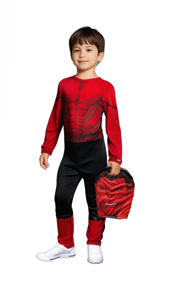 Disfraz Hulk rojo  talle 0 - New Toys - Imagen 1