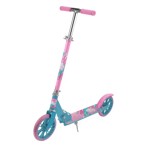 Monopatin plegable aluminio rosa - Tiny - Imagen 1