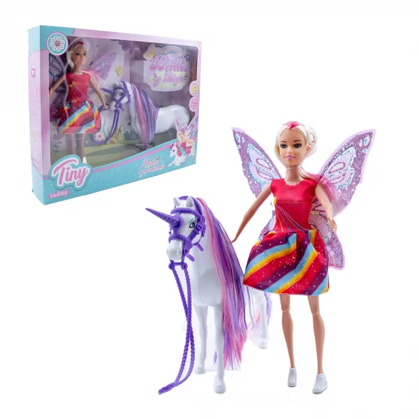 240+53902_1 Muñeca Tiny hada y su unicornio - Imagen 1