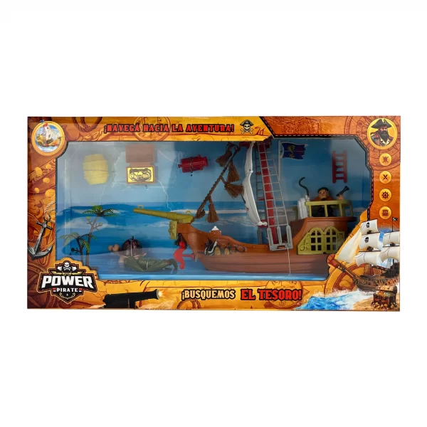 Mega Barco pirata con accesorios - Imagen 1