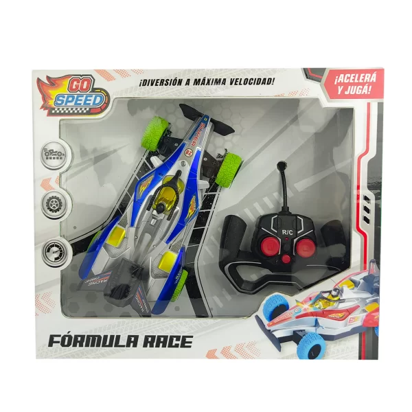 Fórmula 1 a radio control  gris- Go speed - Imagen 1
