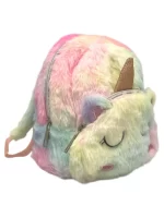 Mochila de 7” peluche unicornio rosa - Imagen 2