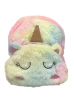 Mochila de 7” peluche unicornio rosa
