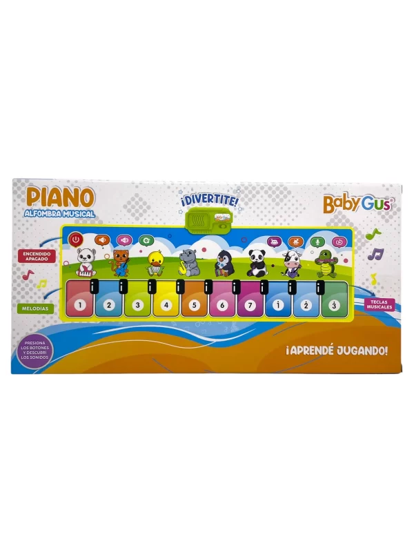 Alfombra piano animales interactivos - Babygus - Imagen 1