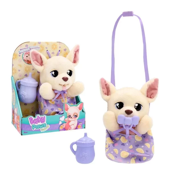 Peluche Yummy Interactivo Baby paws Lila  - Wabro - Imagen 1