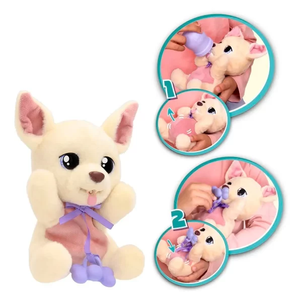 Peluche Yummy Interactivo Baby paws Lila  - Wabro - Imagen 3