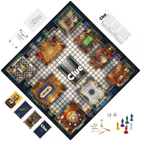 Juego de mesa Clue clásico  - Hasbro - Imagen 2