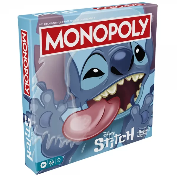Juego de mesa Monopoly familiar Stitch - Hasbro - Imagen 1
