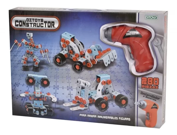 Juego de construcción 280 piezas - Ditoys - Imagen 1