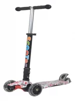 Monopatin de tres ruedas con luz