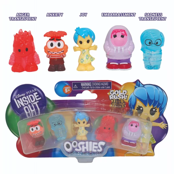 Muñeco Ooshies Intensamente pack por 5  - Tapimovil - Imagen 1