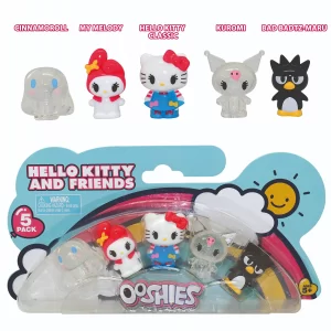 Muñeco Ooshies Hello Kitty pack por 5  - Tapimovil