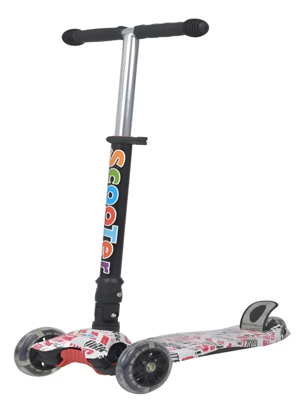 Monopatin de tres ruedas con luz - Giro 360 - Imagen 1