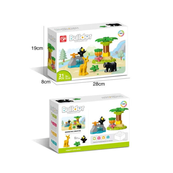 Set de bolques de construcción selva  - Explorer Fan - Imagen 1