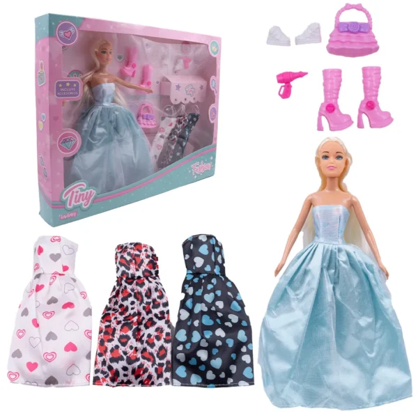 Muñeca Tiny fashion con accesorios - Imagen 2