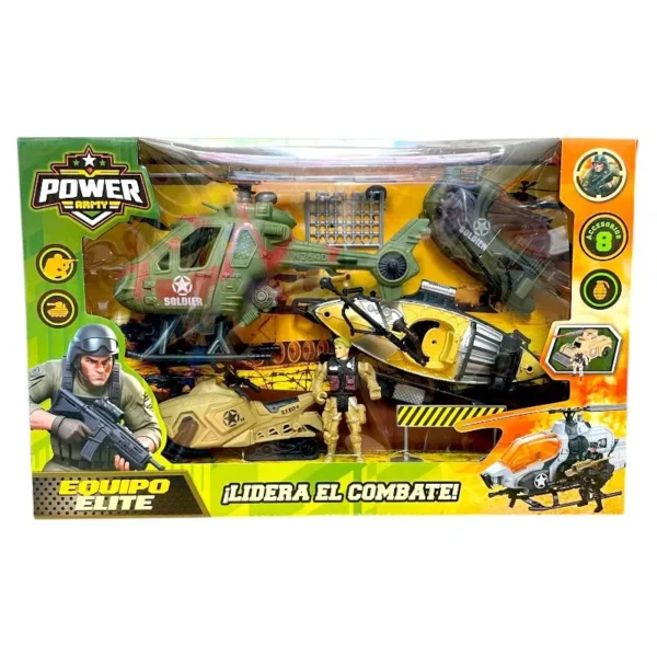 Super set soldados con helicóptero - Imagen 1