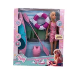 Muñeca  con su kayak - Tiny