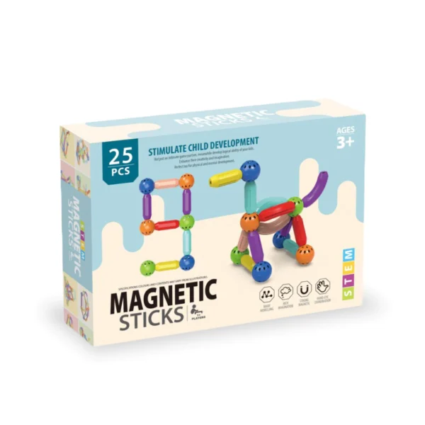 Palitos magneticos 25 piezas - Toyz - Imagen 1