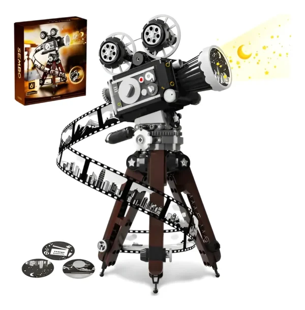 Bloques de construcción cámara retro film maker - Sembo - Imagen 1