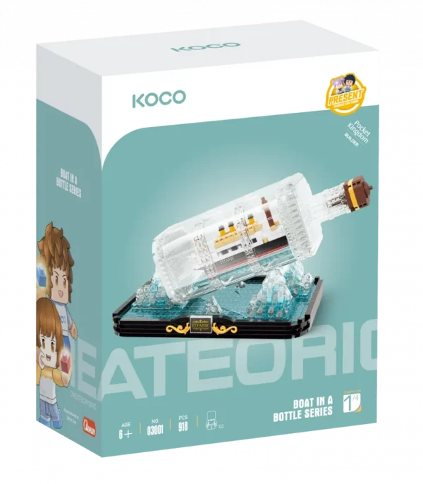 Bloques de construcción Titanic en botella - Koco - Imagen 1