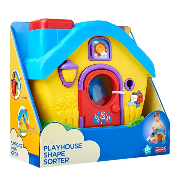 Casa con encastre didáctico - Mi Clavel Toys - Imagen 1