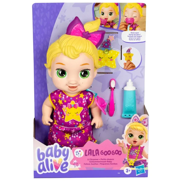 Baby Alive Muñeca 29cm Lala Googoo - Wabro - Imagen 1