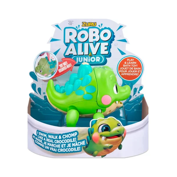 Cocodrilo nadador 15cm Robo Alive Junior - Zuru - Imagen 1