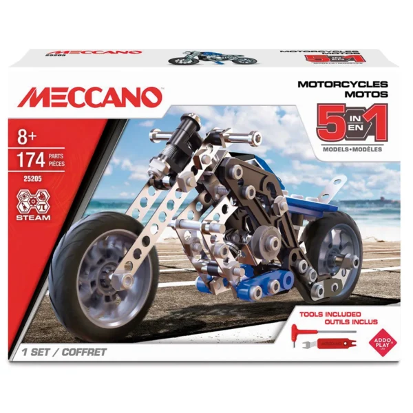 Motocicletas 5 en 1 - Meccano - Imagen 1