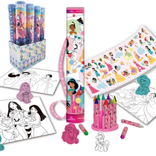 97xDJU07584 Mega tubo de arte Princesas - Tapimovil - Imagen 1