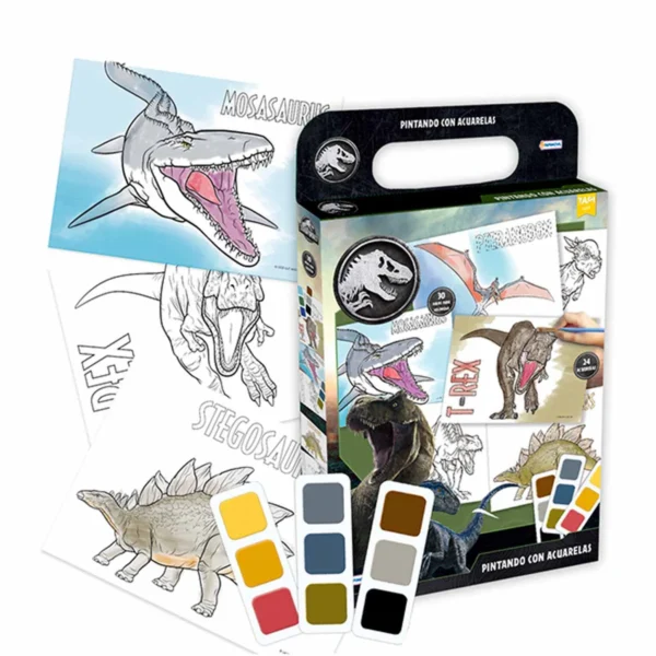 Set de acuarelas Jurasic parck -  Tapimovil - Imagen 1