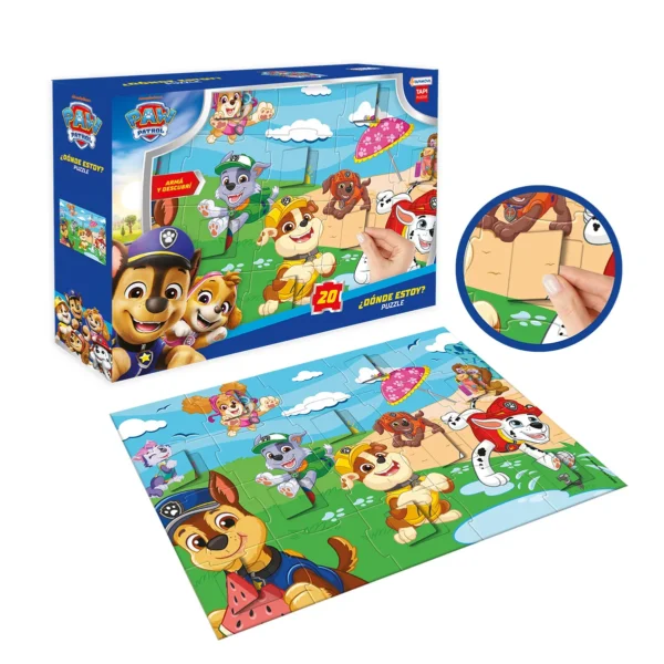Rompecabezas ¿Donde estoy? Paw patrol - Tapimovil - Imagen 1