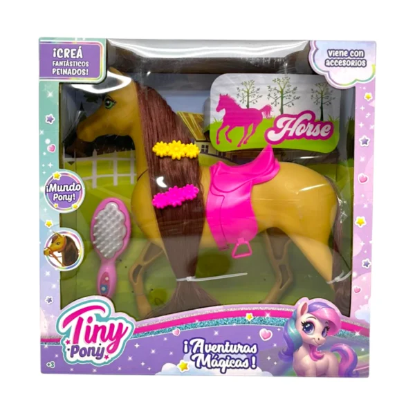 Caballo con accesorios - Tiny - Imagen 1