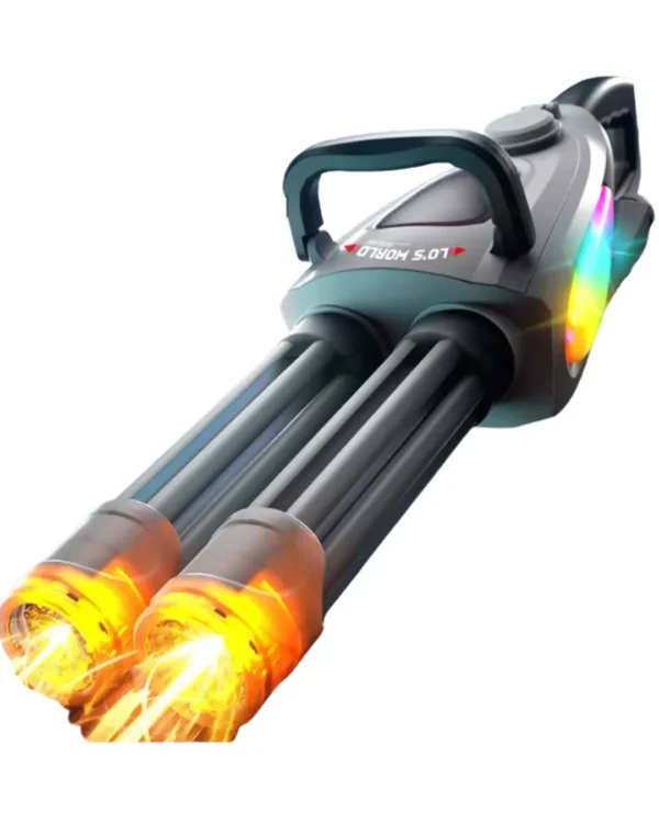 Pistola de agua eléctrica con luz doble cañon  - Importado - Imagen 2