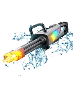 Pistola de agua eléctrica con luz doble cañon  - Importado