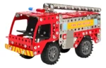Set de construcción metal Camion de bomberos - Mi Clavel toys - Imagen 2