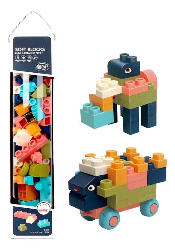 314ZY1805809 Bloques soft tubo grande - Mi Clavel toys - Imagen 1